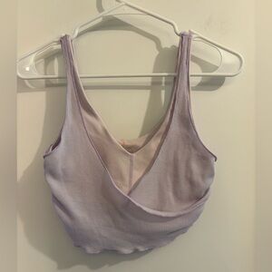 Free People Movement Reach For the Stars Cami Bra Top Lavender Dust Size XS NWT